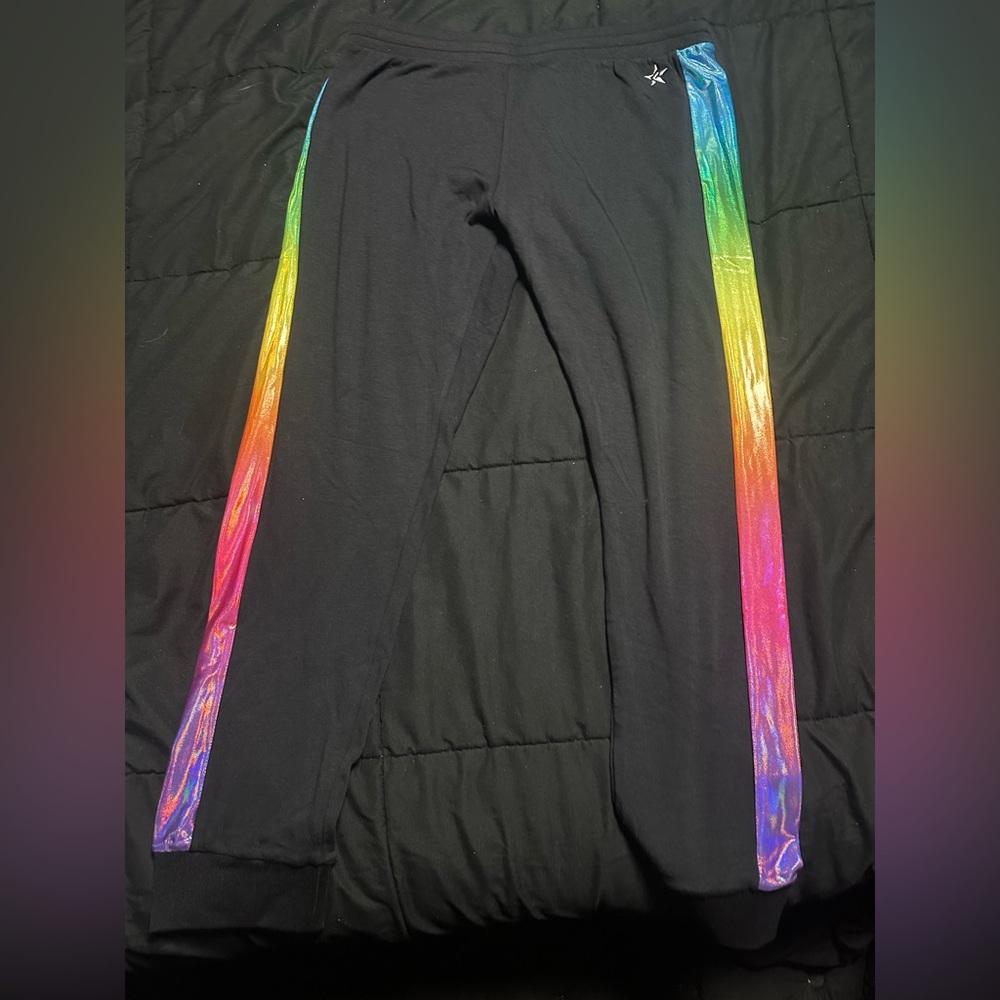 Rebel athletic rainbow joggers